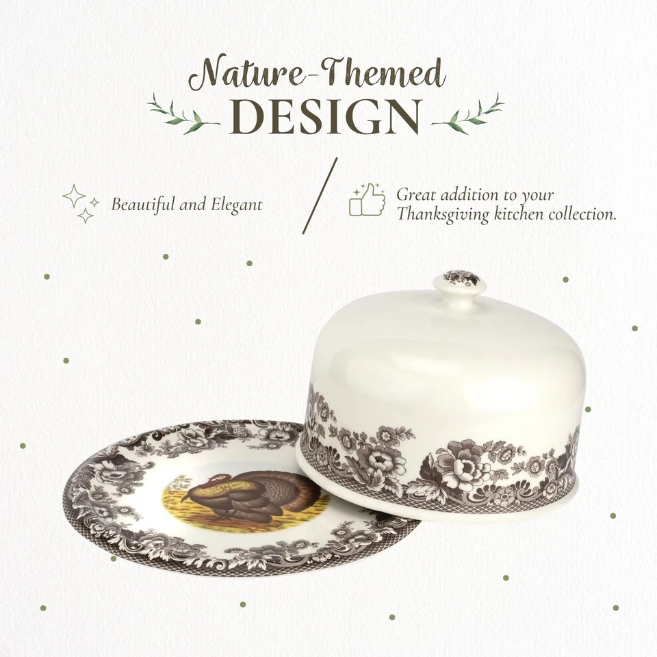 Woodland 2-Piece Turkey Dome Serving Platter – 250th Anniversary Edition, 11.... - Image 3 of 4