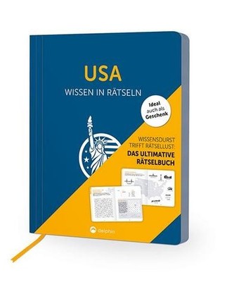 USA I Wissen in Rätseln: Rätselbuch für Erwachsene. Das perfekte Geschenk für US