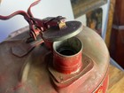 Vintage Red Galvanized Safety Gasoline Can - Solid Working Condition - 5 Gallon — photo 9