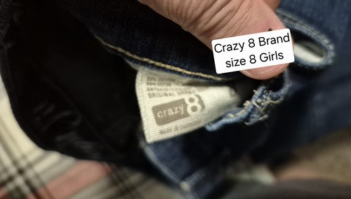 GIRLS SIZE 8 JEANS LOT, 4 Pieces EXCELLENT Condition, Bootcut, Flare & Straight - Picture 8 of 10