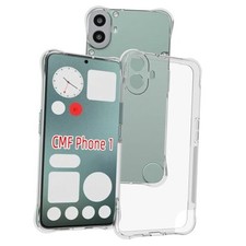 Case for Nothing CMF Phone 1 Clear TPU Four Corners Military-Grade Protection