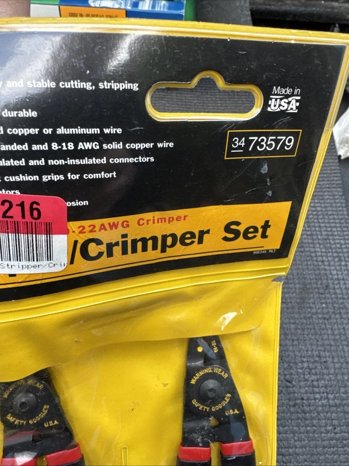 Sears Craftsman EE. UU. Nos 3 piezas Mini Cortador Pelador Crimpadora Set 73579 Profesional  Foto 4 de 4