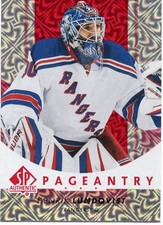 22-23 2022-23 SP Authentic Henrik Lundqvist RED Pageantry #P-56-Rangers