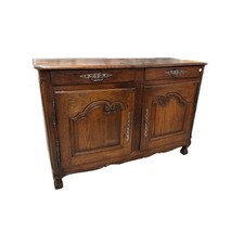 Credenza Bassa 2 Porte Stile Provenzale con cassetti In Castagno