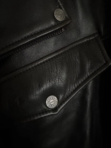 Milwaukee Leather Men’s Jacket (Premium Milled Cowhide)  Vintage Kutter, SOA image 6