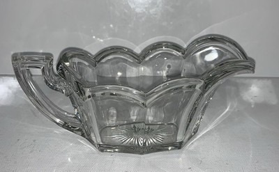 Jefferson Krys-Tol Chippendale Clear Glass Crystal Creamer