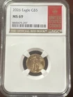 2026 1/10 Oz Gold Eagle $5 MS69 -1 Day Auction