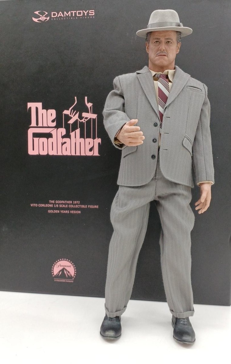 DAM TOYS DMS033 Godfather 1972 Vito Corleone Marlon Brando Golden