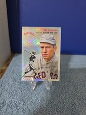 TRIS SPEAKER 2023 Topps Chrome Platinum TOPPS Logo REFRACTOR #'d 468/499 Red Sox