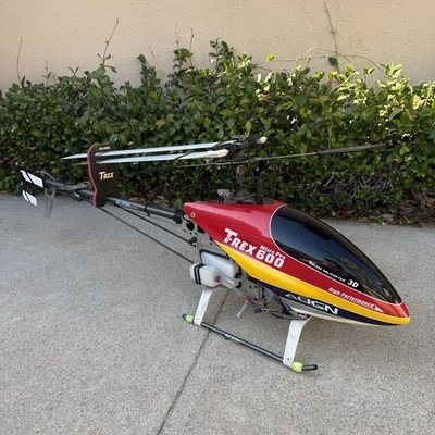 Align T-Rex 600 Nitro Pro RC Helicopter AS IS UNTESTED