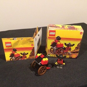 LEGO Vintage Shell promo set 2540 Fright Knights flying catapult cart w BOX!