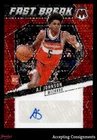 2024-25 Panini Mosaic Autograph Fast Break Red AJ Johnson 29/49 ROOKIE AUTO RC