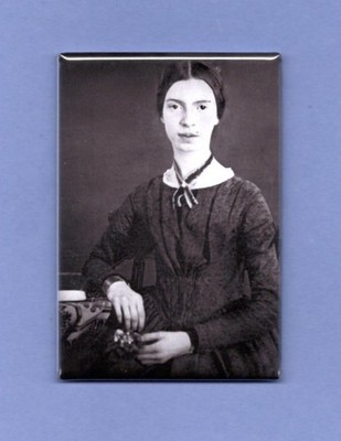 EMILY DICKINSON *2x3 FRIDGE MAGNET* POET AUTHOR SLANT RHYME SHORT LINES DEATH