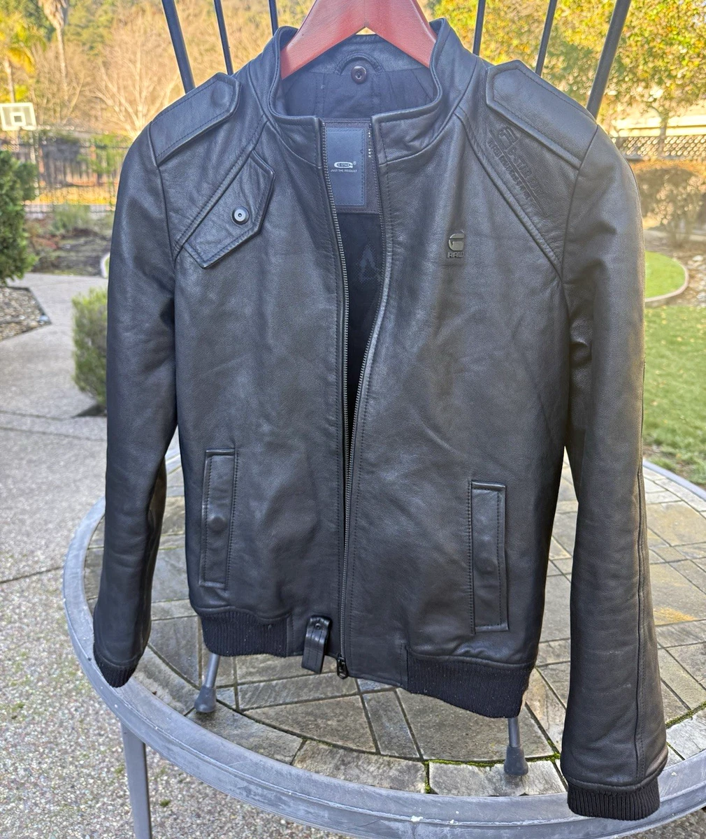 g star raw leather jacket products for sale | eBay