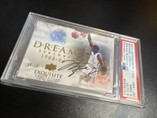 2012-13 Upper deck EXQUISITE Dream Seasons MICHAEL JORDAN 66/70 PSA 9 Auto 9