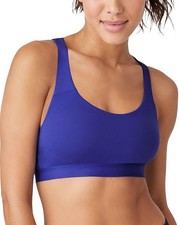 b.tempt'd by Wacoal b.Active Racerback Sport Crop Spectrum Blue 910405 XS S L XL