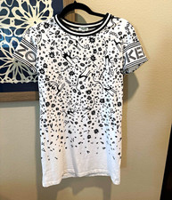 KENZO Women s White/Black Horse Graphic Logo ...