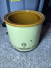 Rival Crock Pot 3.5 Qt Slow Cooker Green Model 3100/2 -No Lid No Knob Base ONLY