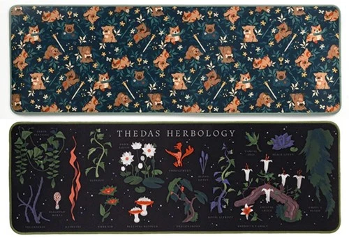 Dragon Age Mabari & Thedas Herbs Herbology XL Deskmat Mouse Pad Official NEW