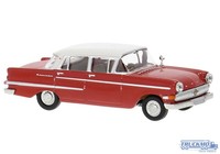 Brekina Opel KapitäN 2,6 P2 Rot/Weiß 20812