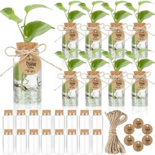 24 Pack 3.54'' Plant Propagation Stations 4oz Plastic Propagation Jars Plante...