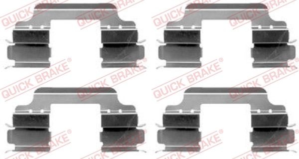 ZubehöRsatz, Scheibenbremsbelag Vorne Quick Brake 109-1648 FüR BMW Dacia Lada-image