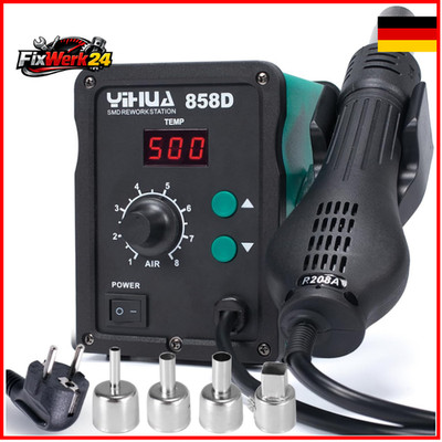 YIHUA 858D Heißluftlötstation mit PID Temperaturkontrolle 7