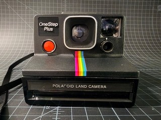 Vintage Polaroid One Step Plus Land Black Camera SX 70 TESTED
