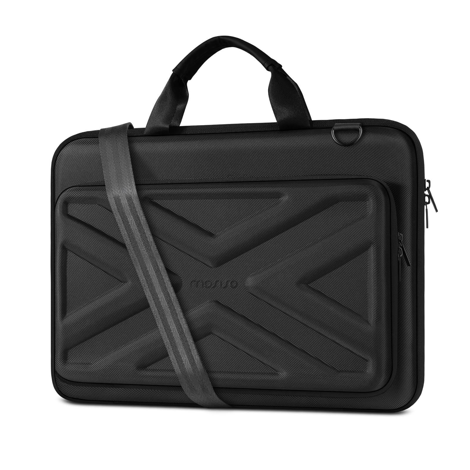 Funda rígida para portátil MOSISO para hombre mujer, computadora de 17 pulgadas 17,3 pulgadas, negra