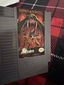 Swords and Serpents (Nintendo NES, 1990) Complete CIB Box Manual Inserts