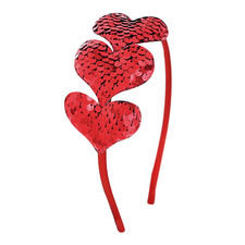      Valentine  s Day Glitter Heart Headband   Shine With Love 