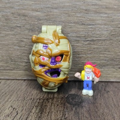 Mighty Max Shrunken Heads Pharoahs Curse Mummy King Komplett   Sehr guter Zustand