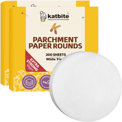 9 Inch 400Pcs Parchment Paper Rounds, round Parchment Paper for Cake Baking, Air