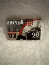 Maxell XL II High Bias 90 Minute Type II Blank Audio Cassette Tape New Sealed