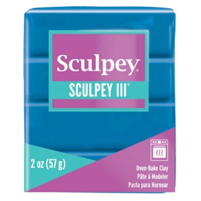 Turquoise Sculpting Clay 2 oz Oven Bake Easy to Use Air Dry Custom Colors