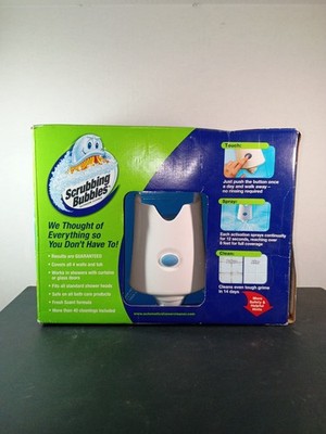 NEW Scrubbing Bubbles Automatic Shower Cleaner Kit w/ 2 Refills Sealed Box
