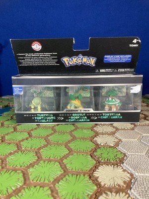 Pokemon Trainer's Choice 2'' Mini Figure 3-Pack: Turtwig, Grotle and Torterra