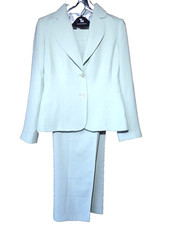 Ladies Trouser Skirt Suit in Sage Green 3 Piece Set  BHS UK Size 12 & 14R