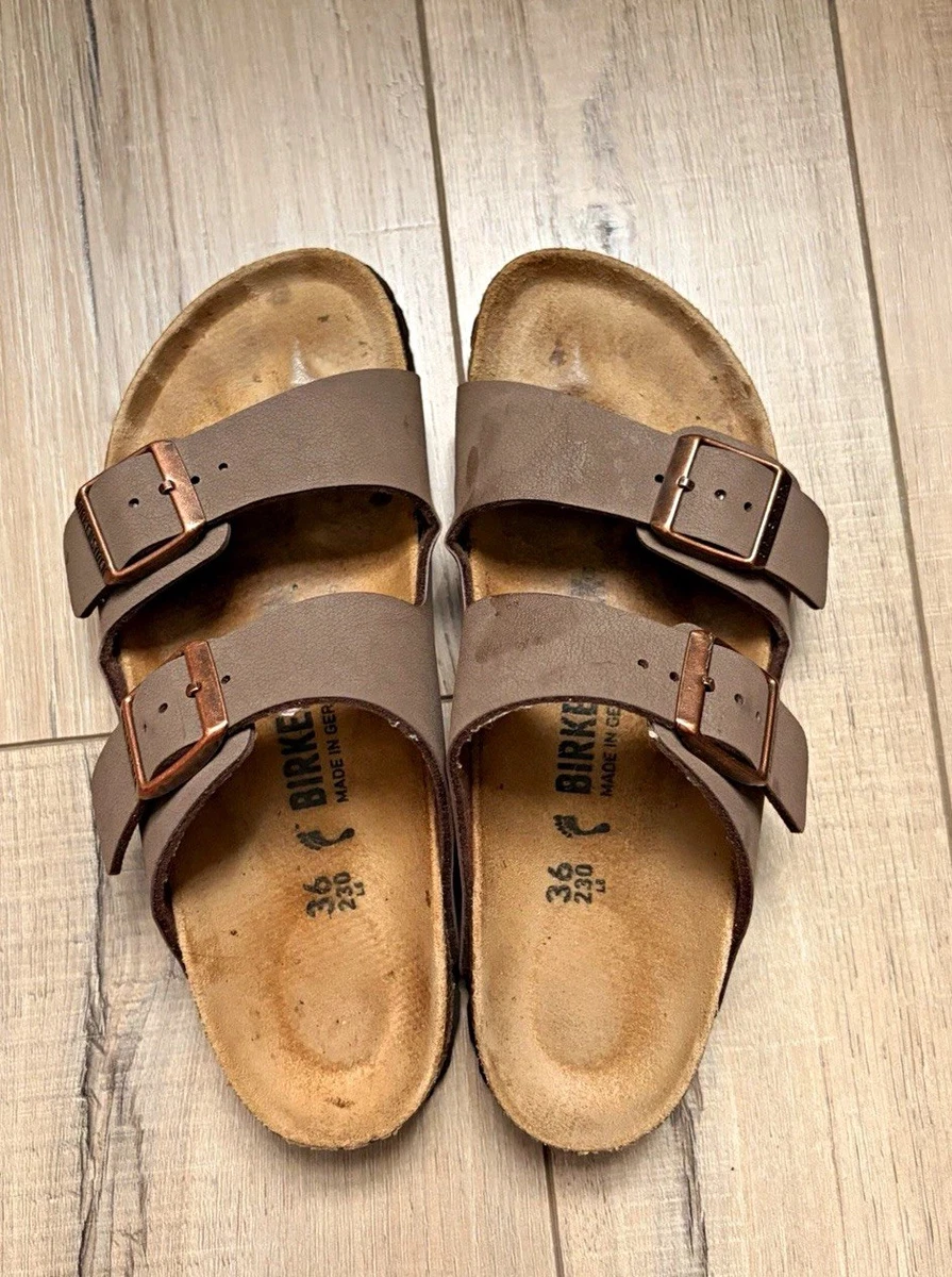 Birkenstock Brown Leather Upper Sandals for Men for sale | eBay