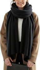Womens Winter Scarf Long Soft Chunky Scarves Warm Blanket Oversized Shawl Wra...