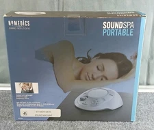 New Homedics 6 Nature Sounds Sound Spa Portable Sound Machine Sleep Meditation