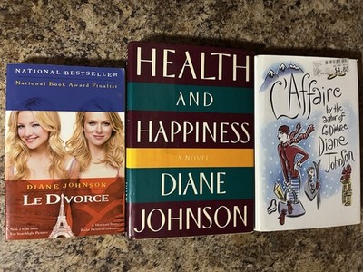 Diane Johnson 2 Book Lot Le Divorce L affaire Health Happiness Fiction