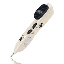 Electronic Acupuncture Meridian Pen – Pain Relief with 3 Massage Heads, Recharge