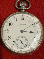 Waltham Sterling Silver Pocket Watch