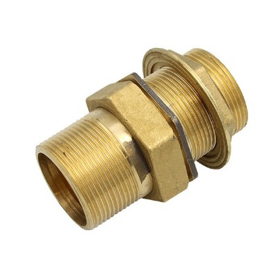 Wanddurchführung 1 1/2'' DN40 Messing Durchführung Verschraubung Regen wassertank