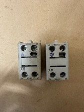 Allen Bradley 100-F Lot of 2, Ser A & Ser B Auxiliary Contact Blocks