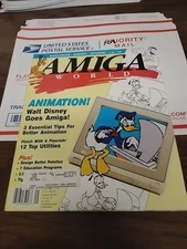 Amiga World -  Lot Of 2 1990