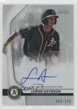 2020 Bowman Sterling Prospect Refractor 60/150 Logan Davidson #BSPA-LD Auto 2g6