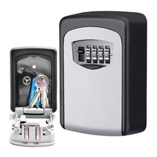 Lock Key Safe, Wall Mounted Key Box -Combination Lock Box -Best for elderly