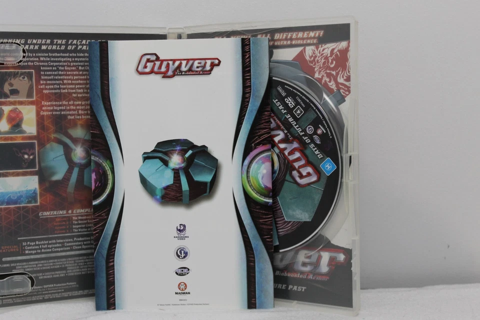 Guyver - The Bioboosted Armour: Volume 1 - Days Of Future Past DVD complete R4✅✅ - Image 3 of 4